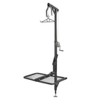 400lbs 360° Swivel Hitch Mount Deer Hanger Game Hoist w/ Lifting System Platform
