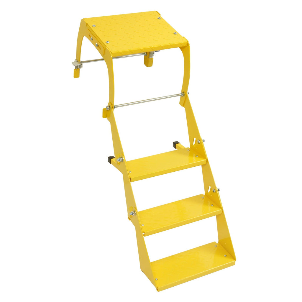400lb Heavy Duty 3-step Tire Step For Trailer Truck Wheel Non-Slip Platform