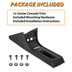 For Dodge Charger Police 2011-2020 Center Console Plastic Upholstered Trim Black