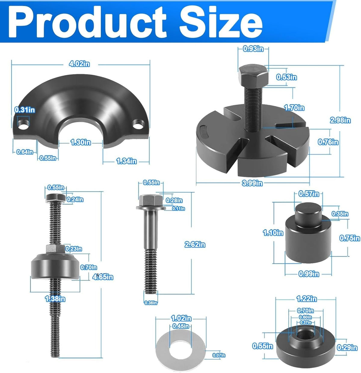 for Ford/Mercury Water Pump Pulley Removal Tool 303-S455 303-009 211-185