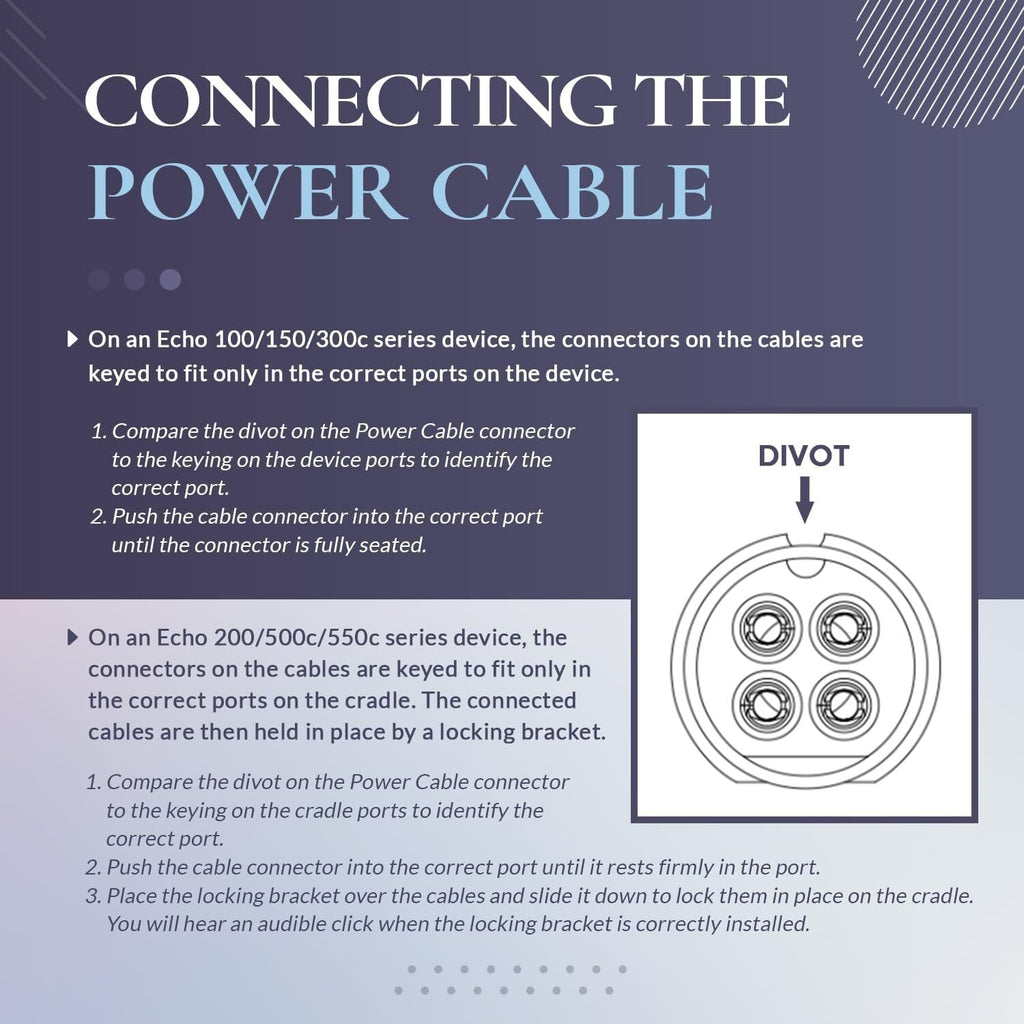 4-Pin Power Cable for Garmin Echo 100,101,150,151, 200,201, 300c,301c, 500c,550c