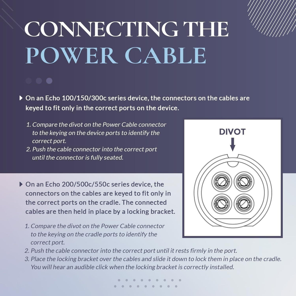 4-Pin Power Cable for Garmin Echo 100,101,150,151, 200,201, 300c,301c, 500c,550c