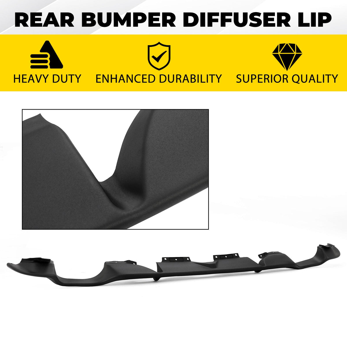 Rear Diffuser Lip For Scion FRS/Toyota 86/Subaru BRZ 2013-2020 Bumper Spoiler