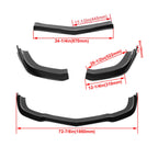 Glossy Black Front Bumper Lip Splitter For Dodge Charger SRT8 2011 12 2013 2014