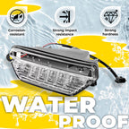 Clear LED Front Right side Fog Daytime Running Light For Infiniti QX50 16-17