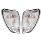 Pair For Toyota Land Cruiser 1998-2004 Front Corner Lights Lamps Clear W/bulbs