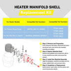 for Pentair 77707-0016 MasterTemp/Max-E-Therm 400 Manifold Kit Pool Spa Heater