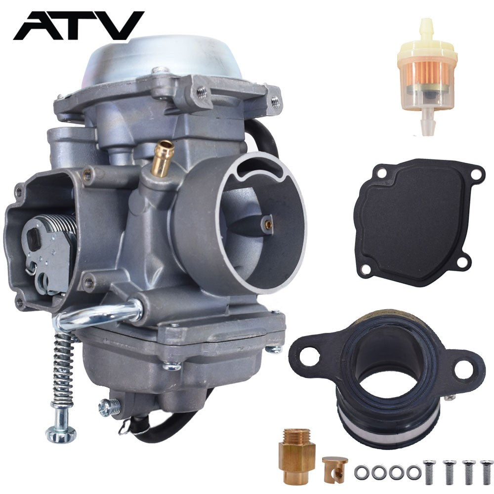 Carburetor & Intake Manifold Boot For Polaris Trail Boss 325 330 Carb