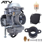 Carburetor & Intake Manifold Boot For Polaris Trail Boss 325 330 Carb