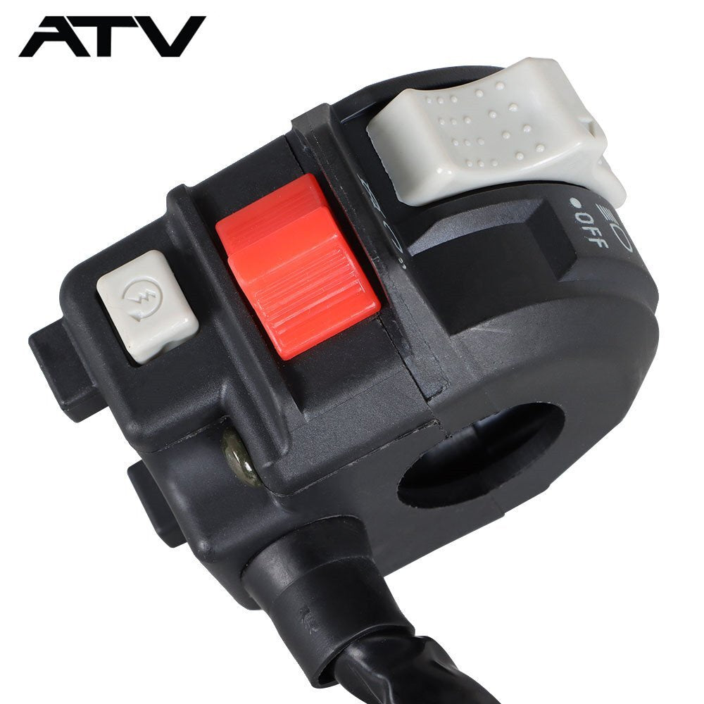 For Yamaha MOTO-4 YFM 225 250 350 Left Handlebar Kill Switch Start Off Headlight
