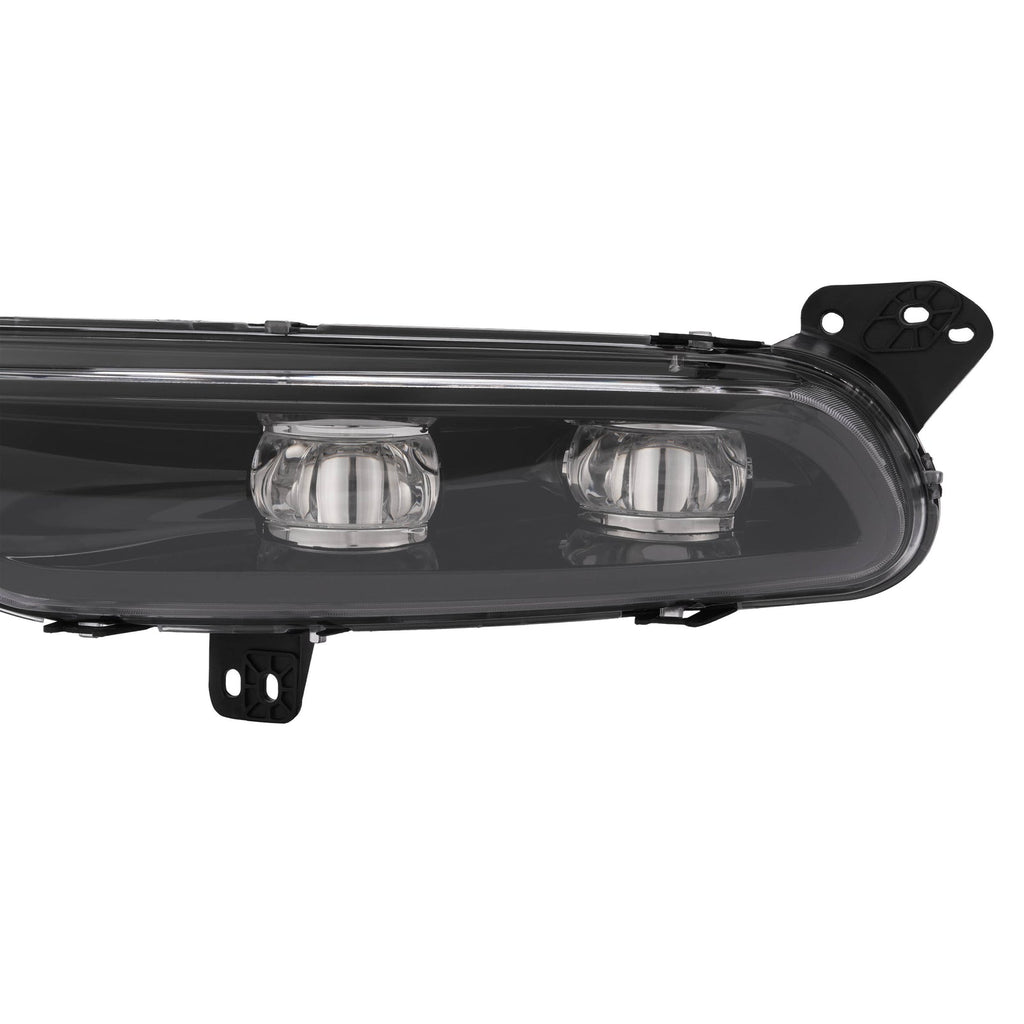 LED Fog Lights For Chrysler 300 2015-2024 Front Driver and Passenger Side Black