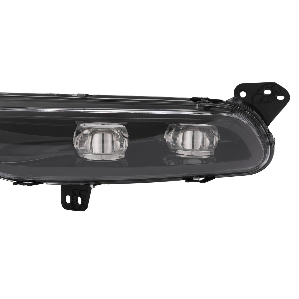 LED Fog Lights For Chrysler 300 2015-2024 Front Driver and Passenger Side Black