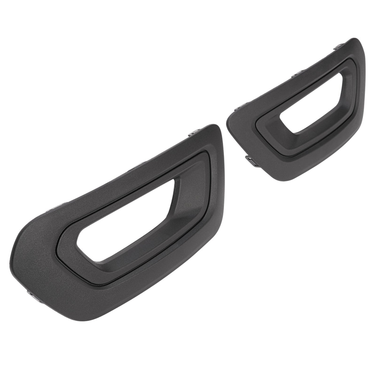 FOR FORD TRANSIT 2020-25 VAN LEFT&RIGHT SIDE FOG LIGHT LAMP COVERS BEZELS BLACK