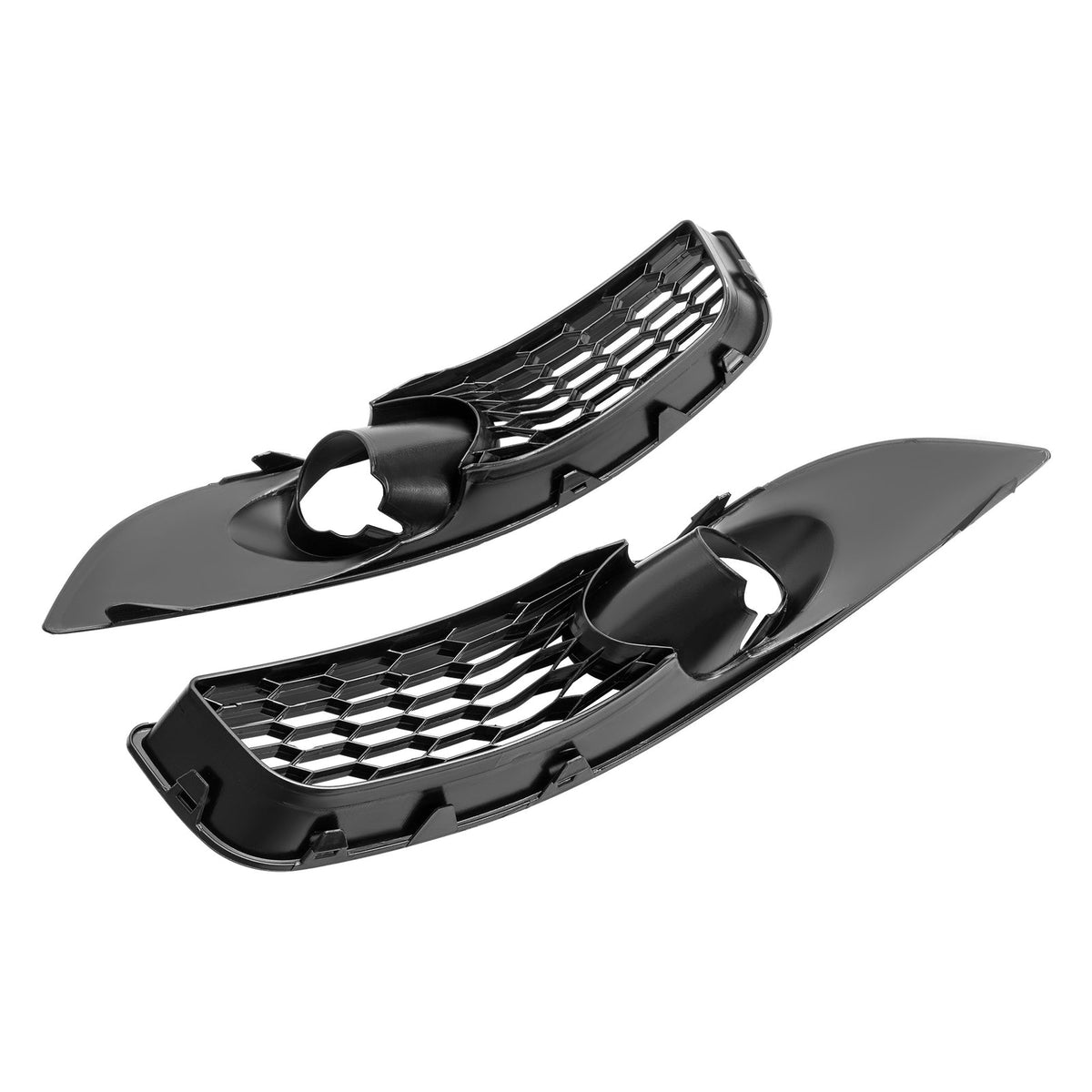 Black For Chevrolet Impala 2006-2013 Fog Light Bezels Grille Covers Left + Right