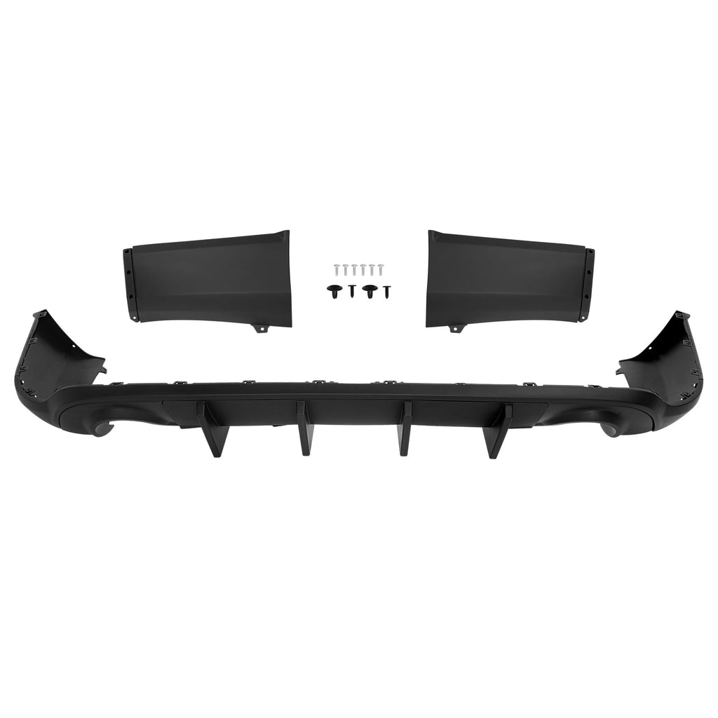 Rear Shark Fin Diffuser Matte Black For 2011-2025 DODGE DURANGO