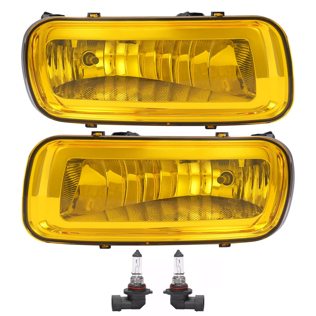 2PCS Yellow Lens Front Left & Right Fog Lights Lamps For Ford F150 F-150 2004-06