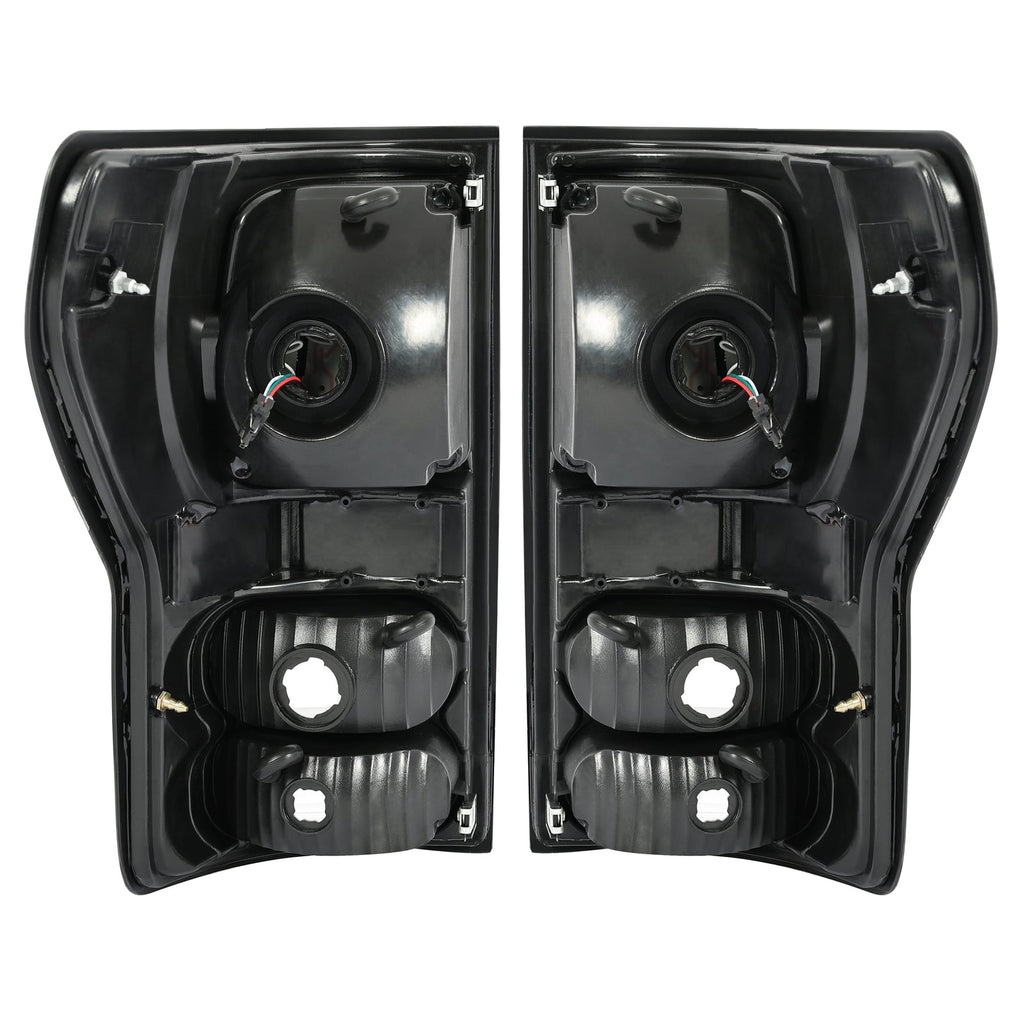 For Toyota Tundra 2007-2013 Full LED Tail Lights Lamps Left+Right Pair Set Black