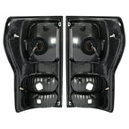 For Toyota Tundra 2007-2013 Full LED Tail Lights Lamps Left+Right Pair Set Black
