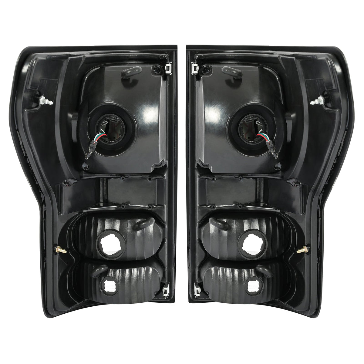 For Toyota Tundra 2007-2013 Full LED Tail Lights Lamps Left+Right Pair Set Black