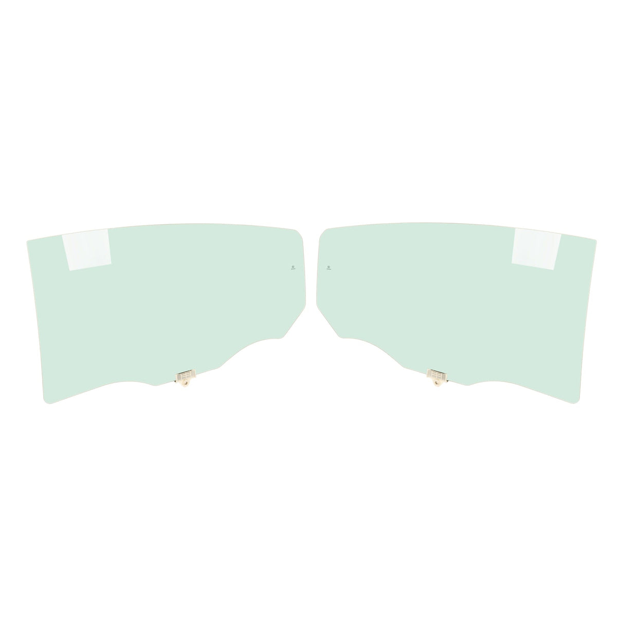 Driver Passenger Side Rear Door Window Glass For 11-16 Hyundai Elantra 4Dr Sedan