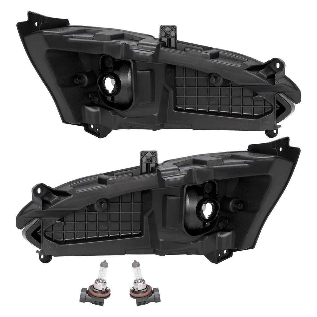 Front Driving Fog Light Lamp Assembly Pair for Hyundai Santa Fe Sport 2013-2016
