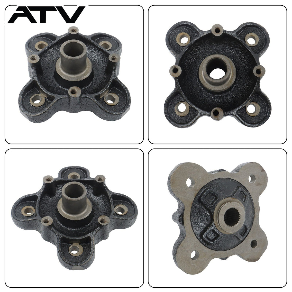 Rear Wheel Hub & Bearing Kit For Polaris Ranger XP 900/Crew XP 900 2013-2019 2X