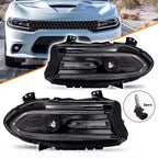 Halogen LED DRL Projector Headlights Headlamp For 2015-2021 22 23 Dodge Charger