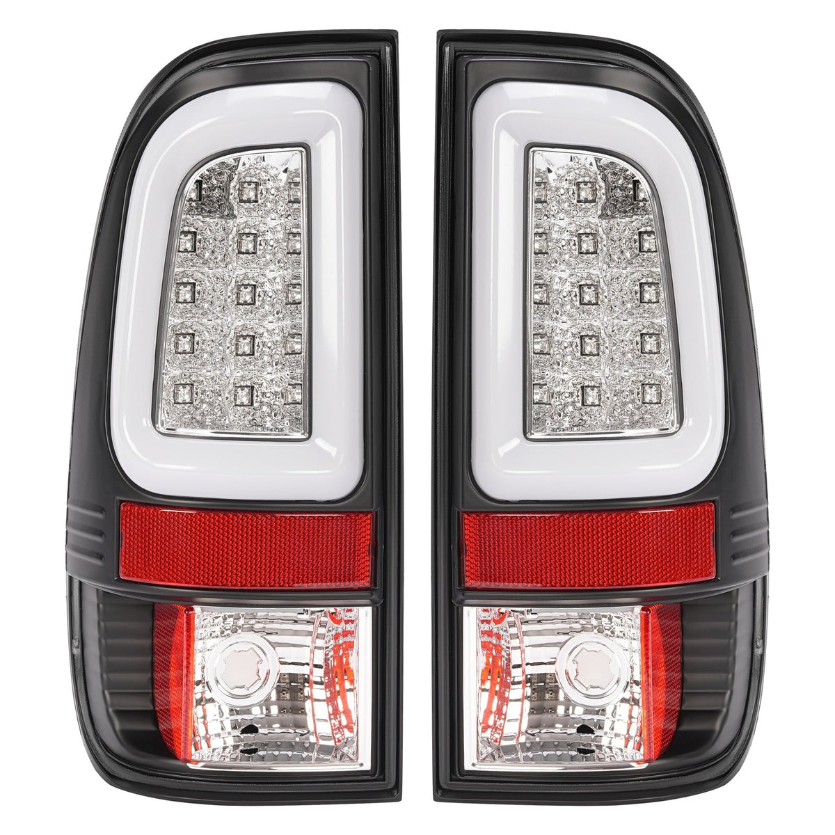 Pair Clear LED Tail Light Brake Lamps For Ford F250 F350 SD Super Duty 2008-2016