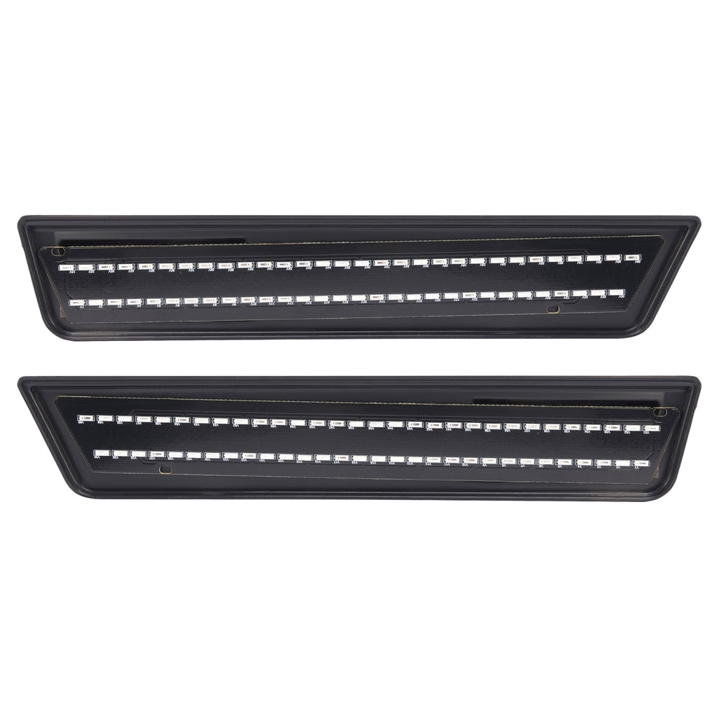 White/Smoke Rear Bumper LED Side Marker Lights For Dodge Charger 2011-2014 Pair