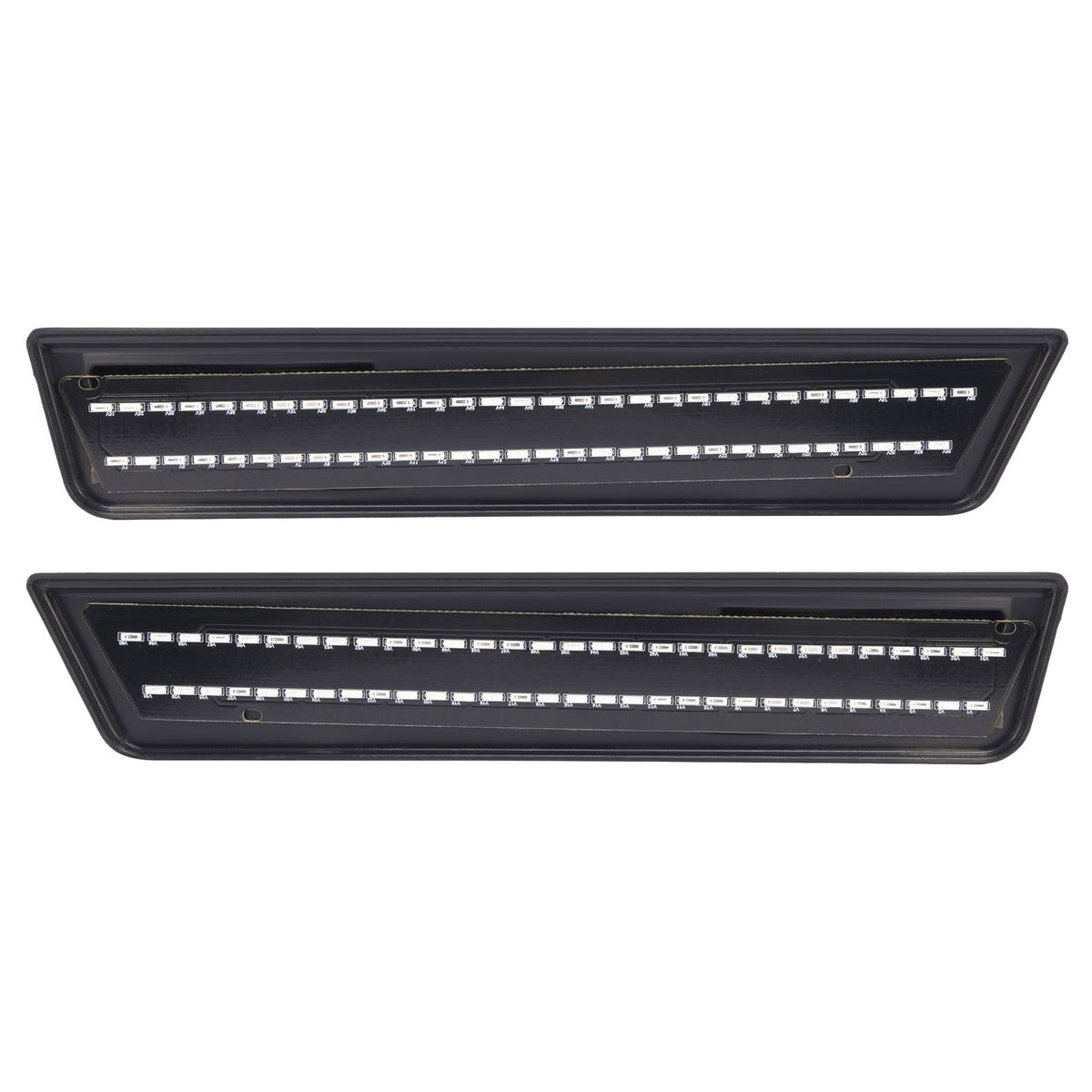 White/Smoke Rear Bumper LED Side Marker Lights For Dodge Charger 2011-2014 Pair