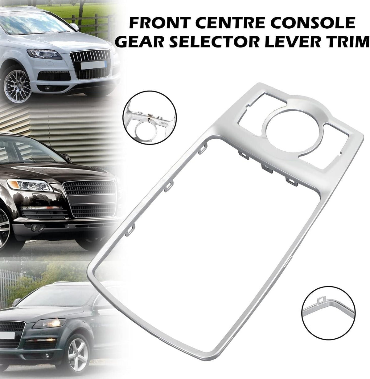 4F0864260A Central Console Chrome Gear Selector Trim for Audi A6 C6 2005-2011