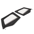 Fits 87-95 Jeep Wrangler YJ Soft Top Kit Front Upper Half Doors w/Tinted Windows