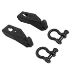 2pcs Front Tow Hook Shackle Mount Kit w/Hardware For Ford F150 F-150 2009-2023