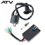 CDI BOX Ignition coil Spark plug For Polaris Sportsman 90 Carb 2003 2004-2006