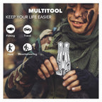 Multi-Tool Knife Pliers Saw kit Folding Screwdriver Outdoor Camping Multitool