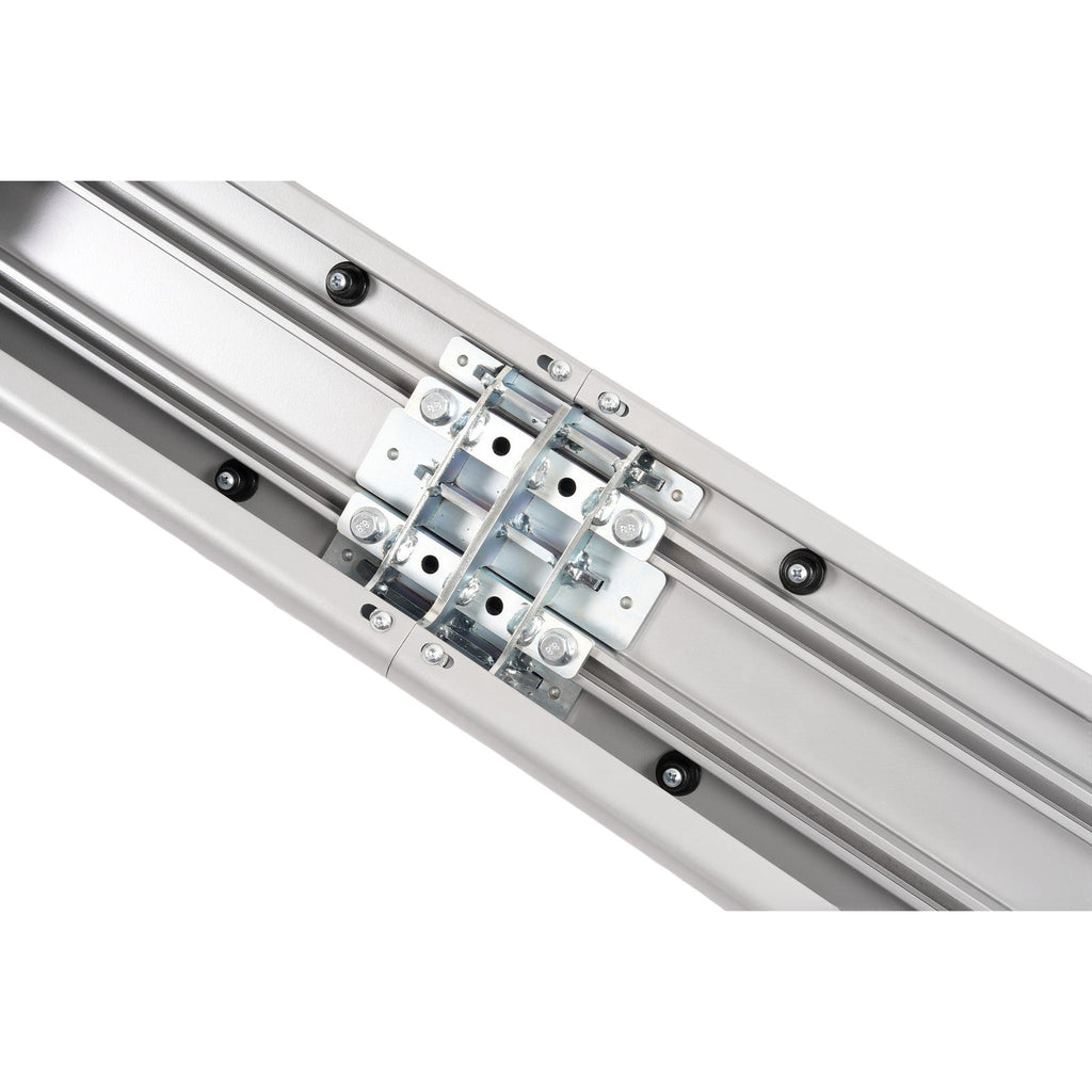 Side Step Bar Running Boards Silver+Black For 19-25 Silverado Sierra Regular Cab