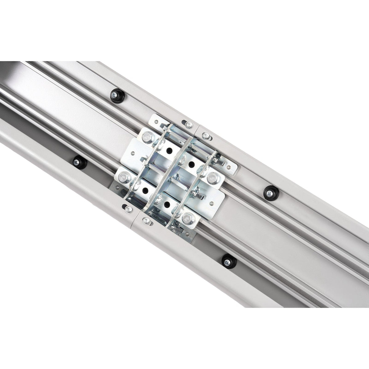 Side Step Bar Running Boards Silver+Black For 19-25 Silverado Sierra Regular Cab