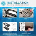 8M0092064 Xi Series Quick-Release Mounting Bracket for MotorGuide Xi3 Xi5 Motors