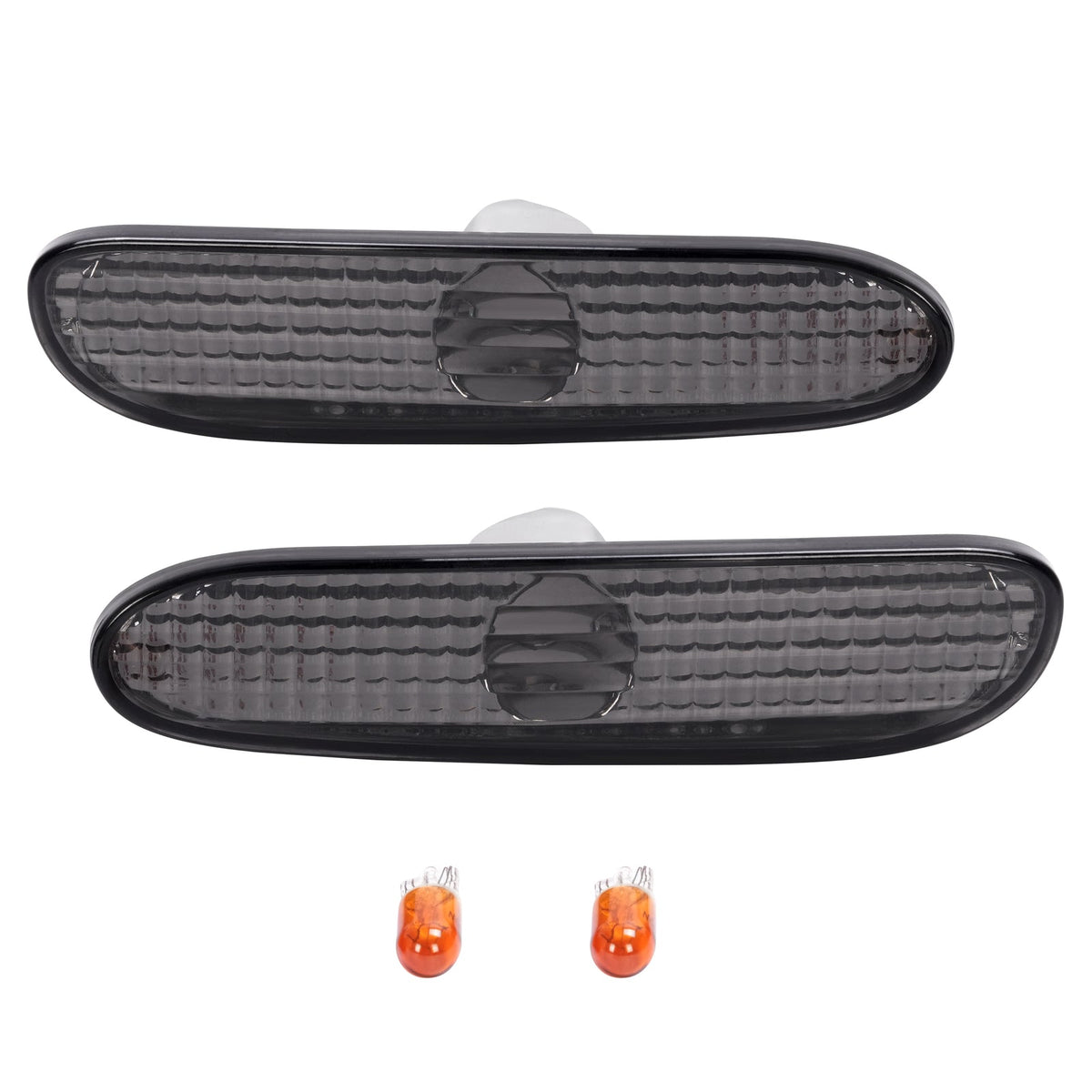 Pair Front Smoke Bumper Side Marker Lights Lamp For Dodge Neon 2000-2005 LH & RH