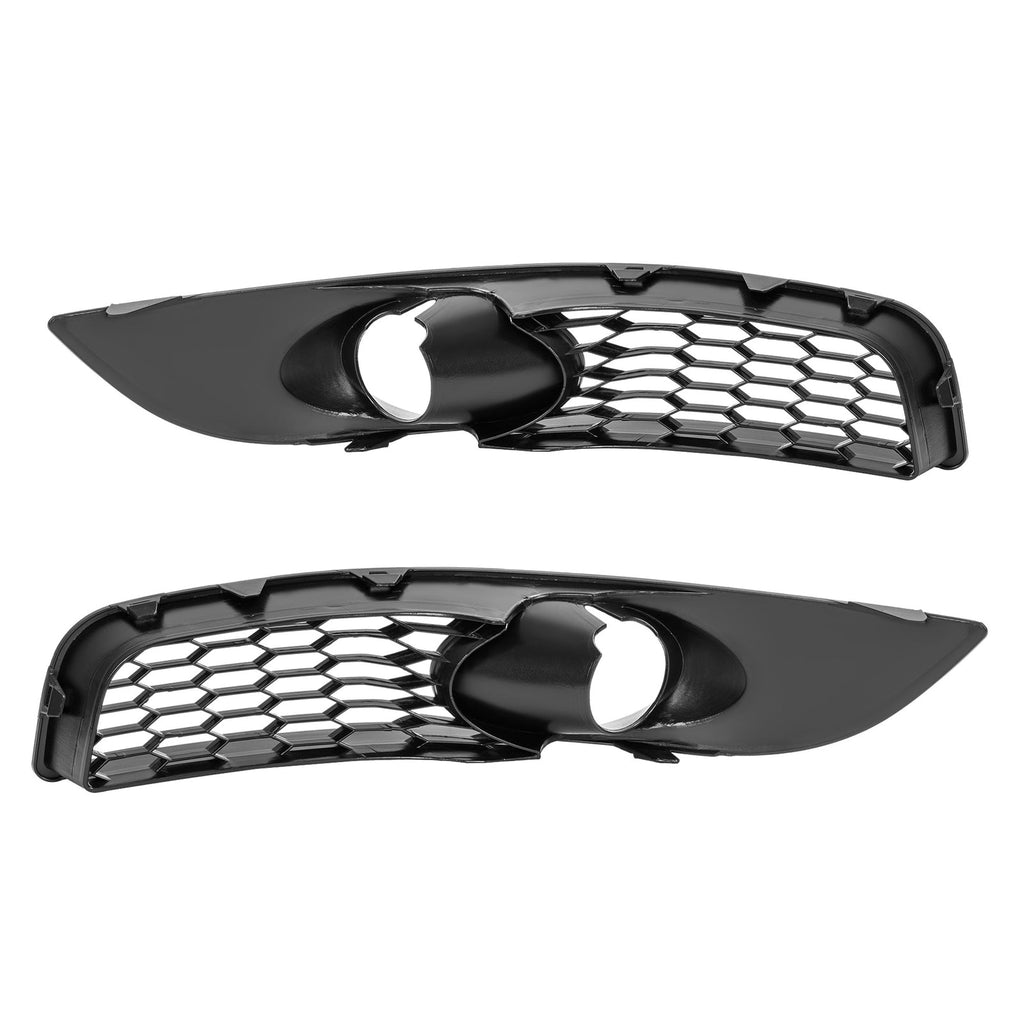 Black For Chevrolet Impala 2006-2013 Fog Light Bezels Grille Covers Left + Right