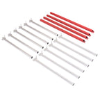 Auto Body Bumper storage Rack Stand Wall Mount Removable Arms For Auto Painting