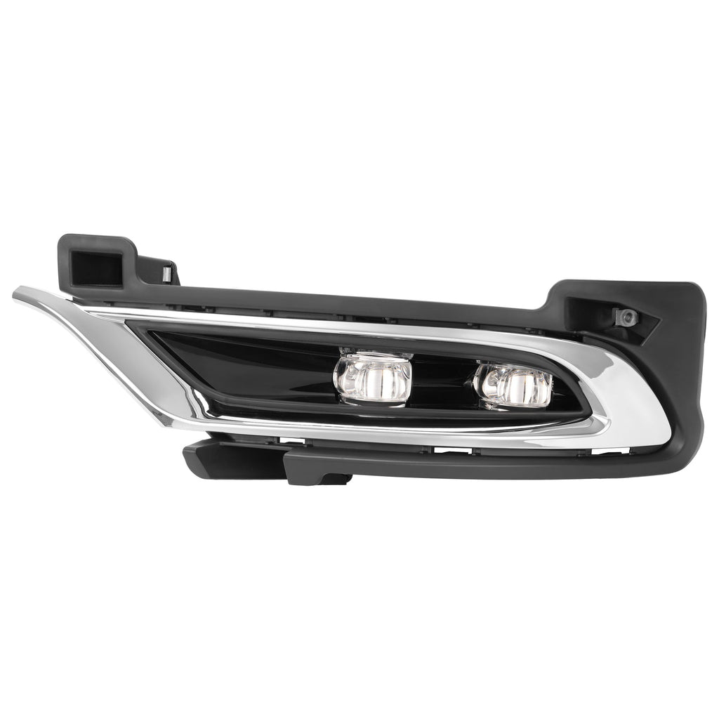 Pair LED Chrome Fog Lights Driver Passenger Side For Chrysler 300 2015-2024 2021