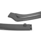 Carbon Fiber Color Front Bumper Lip Splitter For 2018-24 Infiniti Q50 Luxe Base