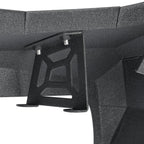 For Jeep Wrangler JK 2007-18 Steel Armor Windshield Frame Cover Visor Cowl w/LED