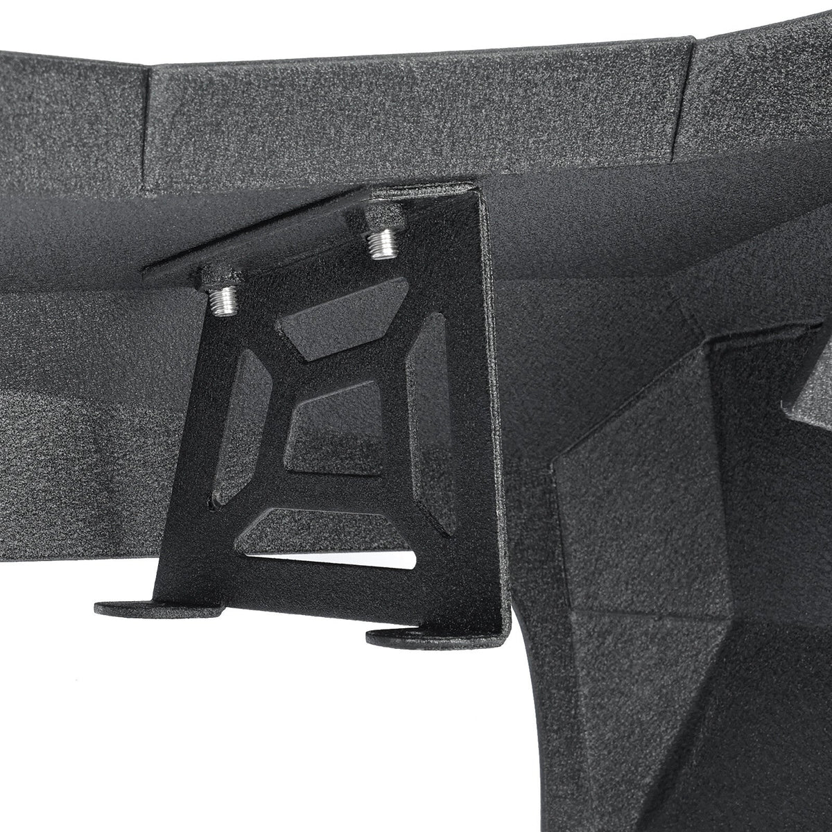 For Jeep Wrangler JK 2007-18 Steel Armor Windshield Frame Cover Visor Cowl w/LED