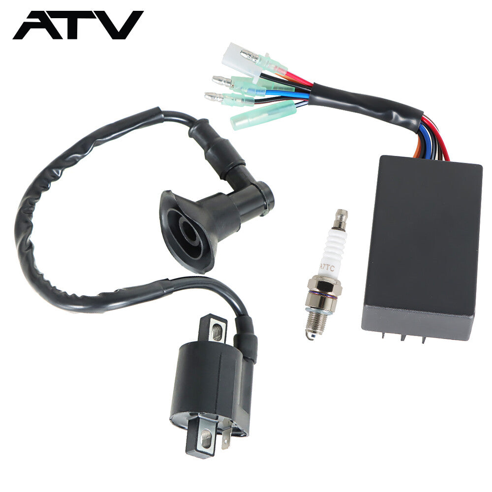 CDI BOX Ignition coil Spark plug For Polaris Sportsman 90 Carb 2003 2004-2006