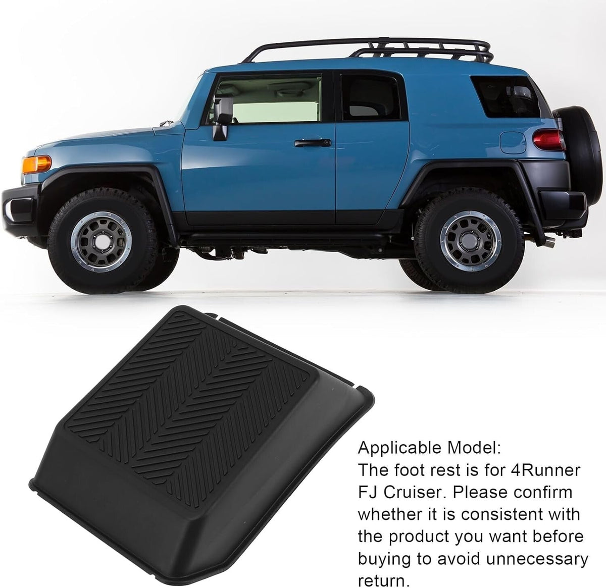 Driver Side Floor Cover Footrest Fit for 2007-2014 Toyota FJ Cruiser 58190-35030
