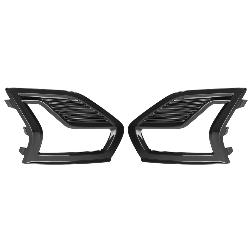 Front Bumper Fog Light Lamp Grille Covers Bezel Trim For Ford Fusion 2019-2020