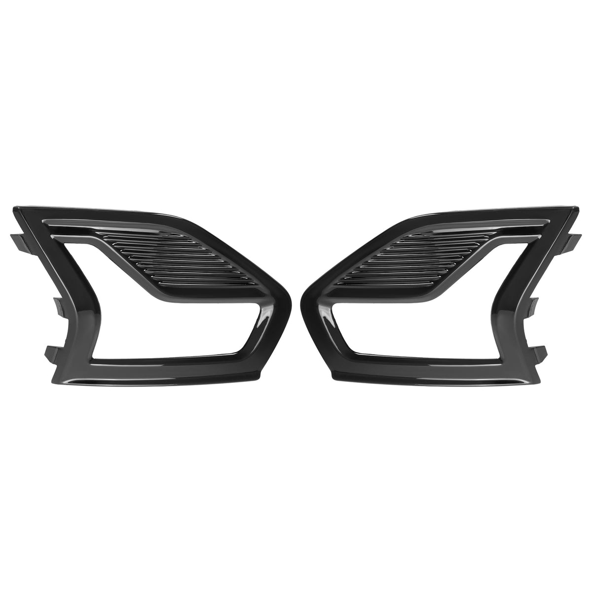 Front Bumper Fog Light Lamp Grille Covers Bezel Trim For Ford Fusion 2019-2020