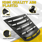 Rear & Side Window Louvers For Chevy Corvette C6 05-13 ABS Sun Shade Cover Vent